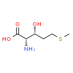 ChemSpider 2D Image | (3R)-3-Hydroxy-5-(methylsulfanyl)-L-norvaline | C6H13NO3S