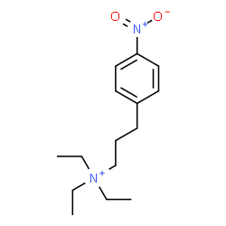 ChemSpider 2D Image | N,N,N-Triethyl-4-nitrobenzenepropanaminium | C15H25N2O2