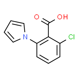 ChemSpider 2D Image | 2-Chloro-6-(1H-pyrrol-1-yl)benzoic acid | C11H8ClNO2