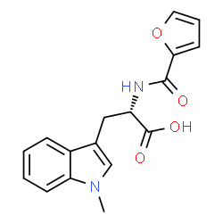 ChemSpider 2D Image | N-2-Furoyl-1-methyl-L-tryptophan | C17H16N2O4