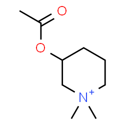 ChemSpider 2D Image | 3-Acetoxy-1,1-dimethylpiperidinium | C9H18NO2