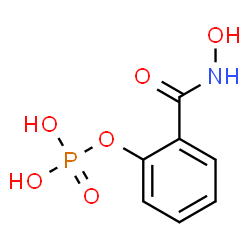 ChemSpider 2D Image | 2-(Hydroxycarbamoyl)phenyl dihydrogen phosphate | C7H8NO6P