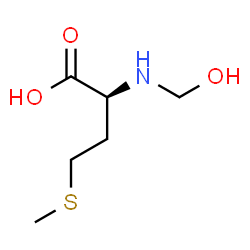 ChemSpider 2D Image | N-(Hydroxymethyl)-L-methionine | C6H13NO3S