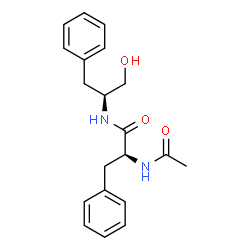 ChemSpider 2D Image | Nalpha-Acetyl-N-[(2S)-1-hydroxy-3-phenyl-2-propanyl]-L-phenylalaninamide | C20H24N2O3