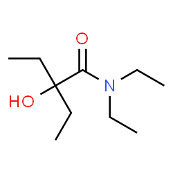 ChemSpider 2D Image | N,N,2-Triethyl-2-hydroxybutanamide | C10H21NO2