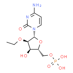 ChemSpider 2D Image | 2'-O-Ethylcytidine 5'-(dihydrogen phosphate) | C11H18N3O8P