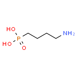 ChemSpider 2D Image | 4-aminobutylphosphonic acid | C4H12NO3P