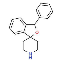 ChemSpider 2D Image | 3-Phenyl-3H-spiro[2-benzofuran-1,4'-piperidine] | C18H19NO