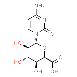 ChemSpider 2D Image | Cytosylglucuronic acid | C10H13N3O7