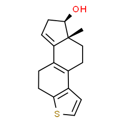 ChemSpider 2D Image | (5aR,6R)-5a-Methyl-5,5a,6,7,9,10-hexahydro-4H-cyclopenta[5,6]naphtho[2,1-b]thiophene-6-ol | C16H18OS