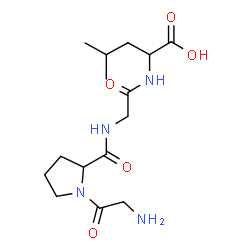 ChemSpider 2D Image | gly-pro-gly-leu | C15H26N4O5
