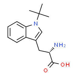 ChemSpider 2D Image | 1-(2-Methyl-2-propanyl)-L-tryptophan | C15H20N2O2