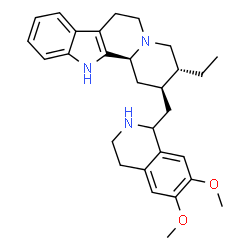 ChemSpider 2D Image | 17-norcorynan, 16-(1,2,3,4-tetrahydro-6,7-dimethoxy-1-isoquinolinyl)- | C29H37N3O2