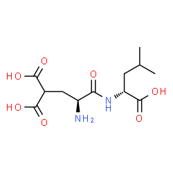 ChemSpider 2D Image | 4-Carboxy-L-alpha-glutamyl-D-leucine | C12H20N2O7