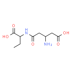 ChemSpider 2D Image | 3-Amino-5-[(1-carboxypropyl)amino]-5-oxopentanoic acid | C9H16N2O5