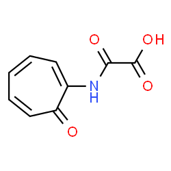 ChemSpider 2D Image | Oxo[(7-oxo-1,3,5-cycloheptatrien-1-yl)amino]acetic acid | C9H7NO4