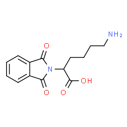 ChemSpider 2D Image | 6-Amino-2-(1,3-dioxo-1,3-dihydro-2H-isoindol-2-yl)hexanoic acid | C14H16N2O4