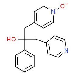 ChemSpider 2D Image | 4-[2-Hydroxy-2-phenyl-3-(4-pyridinyl)propyl]-1(2H)-pyridinolate | C19H19N2O2