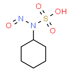 ChemSpider 2D Image | Cyclohexyl(nitroso)sulfamic acid | C6H12N2O4S