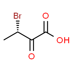 ChemSpider 2D Image | (3S)-3-Bromo-2-oxobutanoic acid | C4H5BrO3