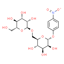 ChemSpider 2D Image | 4-Nitrophenyl 6-O-alpha-D-mannopyranosyl-alpha-D-mannopyranoside | C18H25NO13