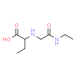 ChemSpider 2D Image | 2-{[2-(Ethylamino)-2-oxoethyl]amino}butanoic acid | C8H16N2O3