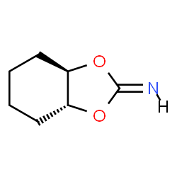 ChemSpider 2D Image | (3aR,7aR)-Hexahydro-1,3-benzodioxol-2-imine | C7H11NO2
