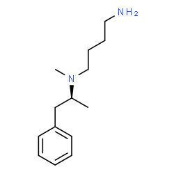 ChemSpider 2D Image | N-Methyl-N-[(2S)-1-phenyl-2-propanyl]-1,4-butanediamine | C14H24N2