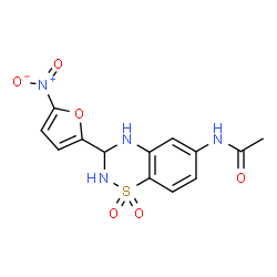 ChemSpider 2D Image | Nitrofurathiazide | C13H12N4O6S
