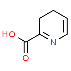 ChemSpider 2D Image | 3,4-Dihydro-2-pyridinecarboxylic acid | C6H7NO2