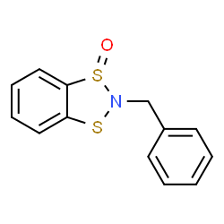 ChemSpider 2D Image | 2-Benzyl-1,3,2-benzodithiazole 1-oxide | C13H11NOS2