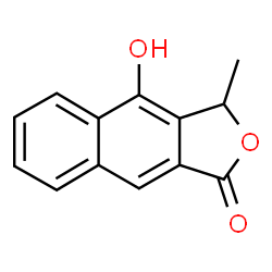 ChemSpider 2D Image | 4-Hydroxy-3-methylnaphtho[2,3-c]furan-1(3H)-one | C13H10O3