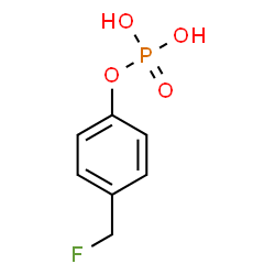 ChemSpider 2D Image | 4-(Fluoromethyl)phenyl dihydrogen phosphate | C7H8FO4P