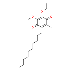 ChemSpider 2D Image | 2-Decyl-5-ethoxy-6-methoxy-3-methyl-1,4-benzoquinone | C20H32O4