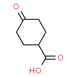 ChemSpider 2D Image | 4-Oxocyclohexanecarboxylic acid | C7H10O3