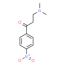 ChemSpider 2D Image | 3-(Dimethylamino)-1-(4-nitrophenyl)-1-propanone | C11H14N2O3