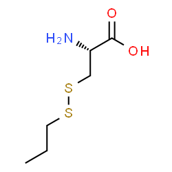 ChemSpider 2D Image | 3-(Propyldisulfanyl)-L-alanine | C6H13NO2S2