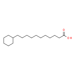 ChemSpider 2D Image | Cyclohexylundecanoic acid | C17H32O2