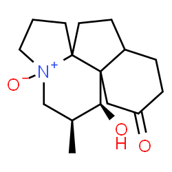 ChemSpider 2D Image | (5S,6S)-5-Hydroxy-6-methyloctahydro-2H,5H,9H-indeno[7a,1-h]indolizin-3(4H)-one 8-oxide | C16H25NO3