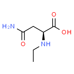 ChemSpider 2D Image | N-ethyl-L-asparagine | C6H12N2O3