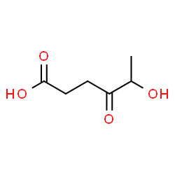 ChemSpider 2D Image | 5-Hydroxy-4-oxohexanoic acid | C6H10O4