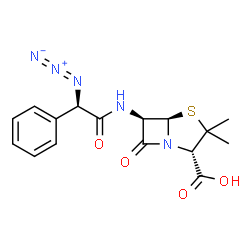 ChemSpider 2D Image | Azidocillin | C16H17N5O4S