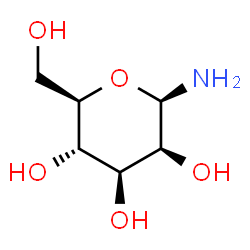 ChemSpider 2D Image | beta-D-Mannopyranosylamine | C6H13NO5