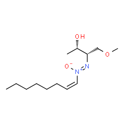 ChemSpider 2D Image | D-threo-4-Methoxy-3-(1-octenylazoxy)-2-butanol | C13H26N2O3