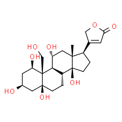 ChemSpider 2D Image | Ouabagenin | C23H34O8