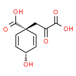 ChemSpider 2D Image | Prephenic acid | C10H10O6