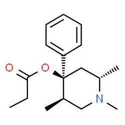 ChemSpider 2D Image | Promedol | C17H25NO2