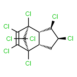 ChemSpider 2D Image | alpha-Chlordane | C10H6Cl8