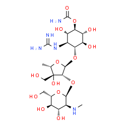 ChemSpider 2D Image | bluensomycin | C21H39N5O14