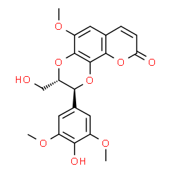ChemSpider 2D Image | Aquillochin | C21H20O9